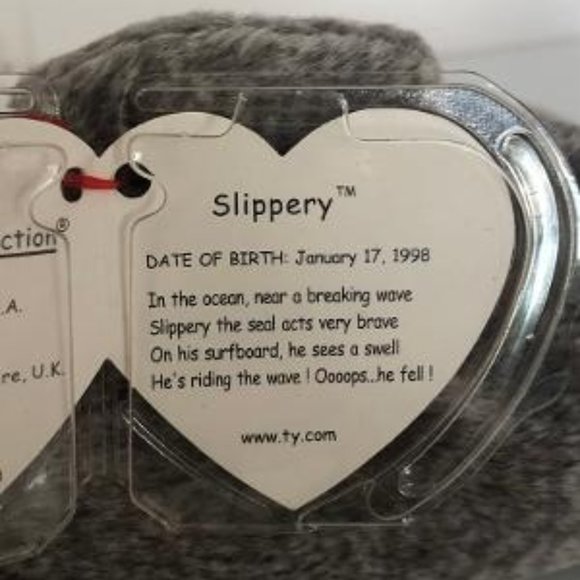 TY BEANIE BABY SLIPPERY - Picture 6 of 7